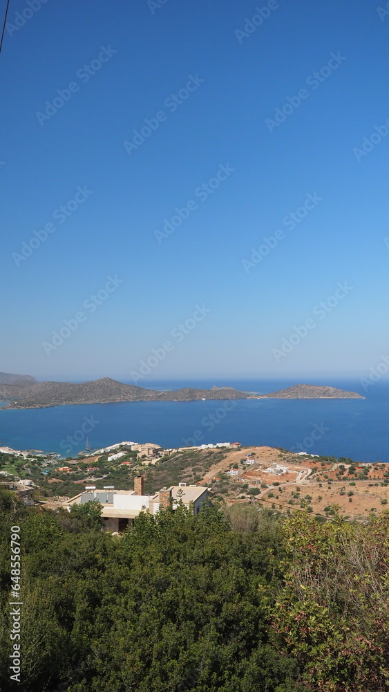 Landing stage of an ancient Byzantian stability on the Grecian island of Spinalonga