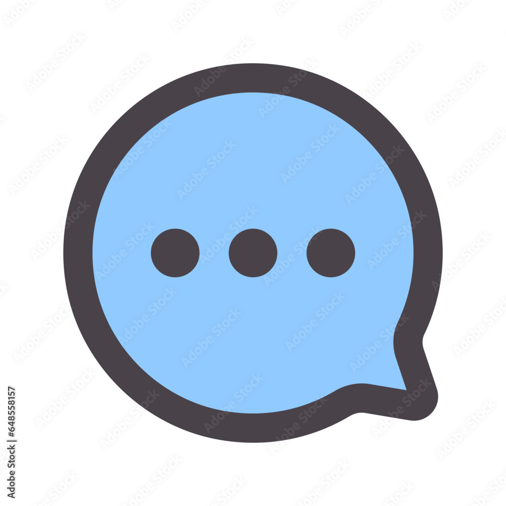 comment flat line icon comment flat line icon