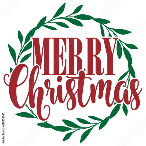 Merry Christmas - Christmas Ornament Illustration