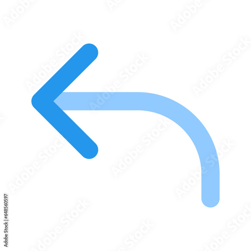 reply flat icon