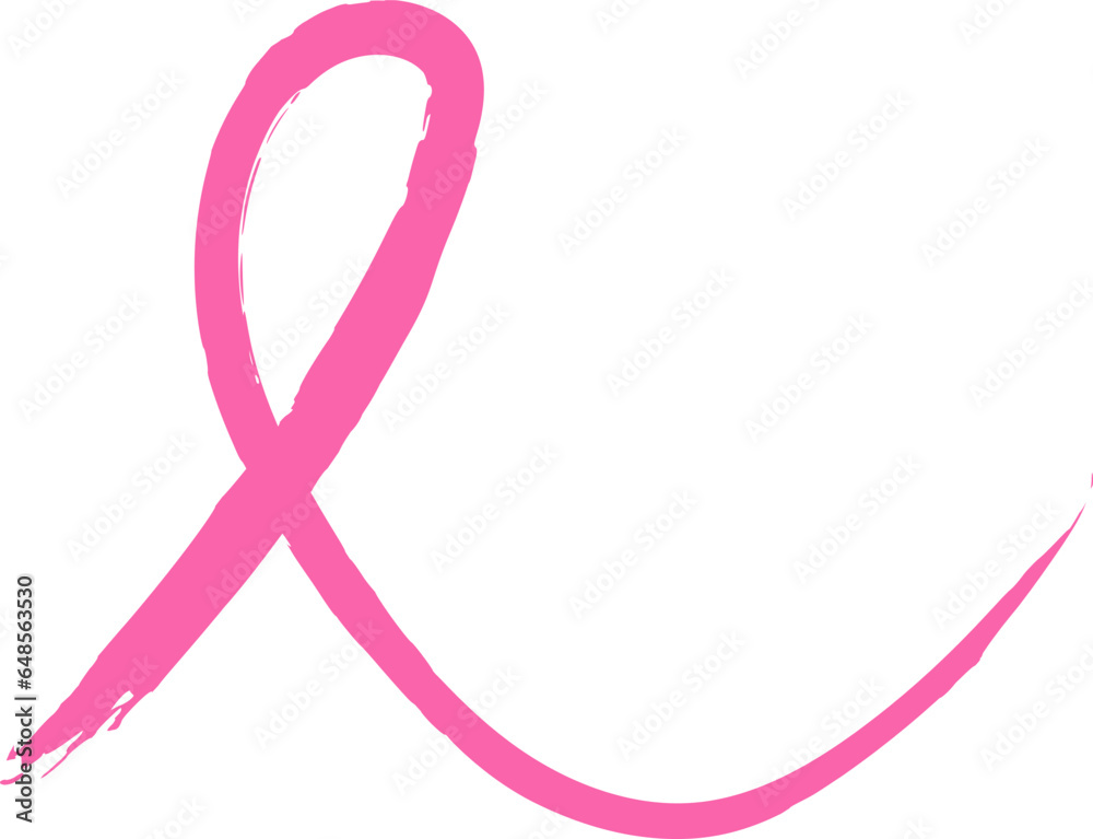 Pink breast cancer awareness ribbon Pink breast cancer awareness ribbon