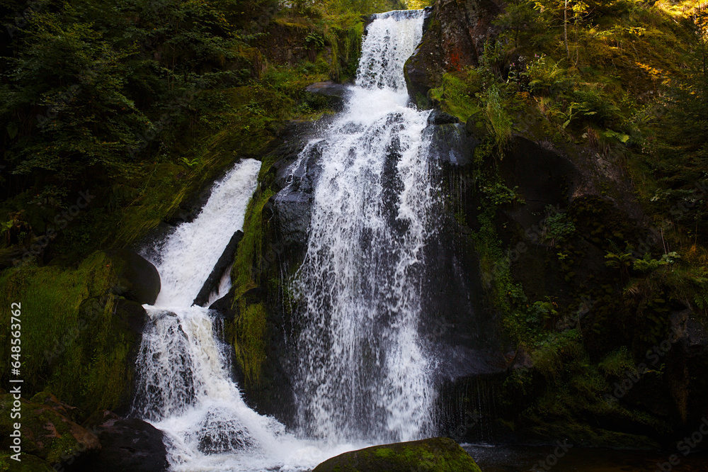 Naklejka premium Beautiful Waterfall in the Black Forest in Triberg, Germany