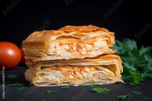 National dish borek. Generate Ai