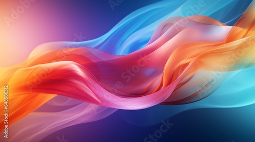 A vibrant and dynamic abstract background with flowing waves of color