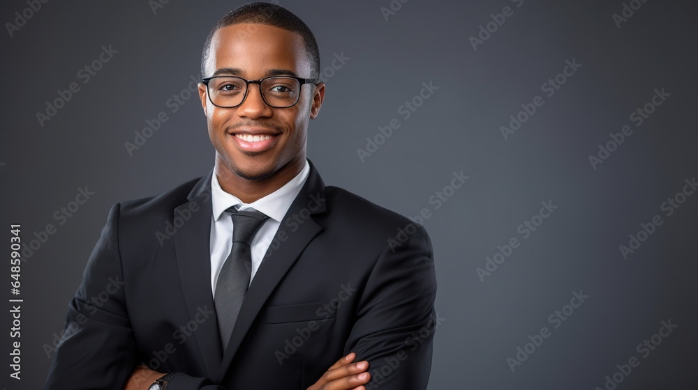 portrait of a american businessman, a confident businessman leader smiles at the camera. Male corporate leader ceo executive manager standing for business. generative ai portrait of a american businessman, a confident businessman leader smiles at the camera. Male corporate leader ceo executive manager standing for business. generative ai