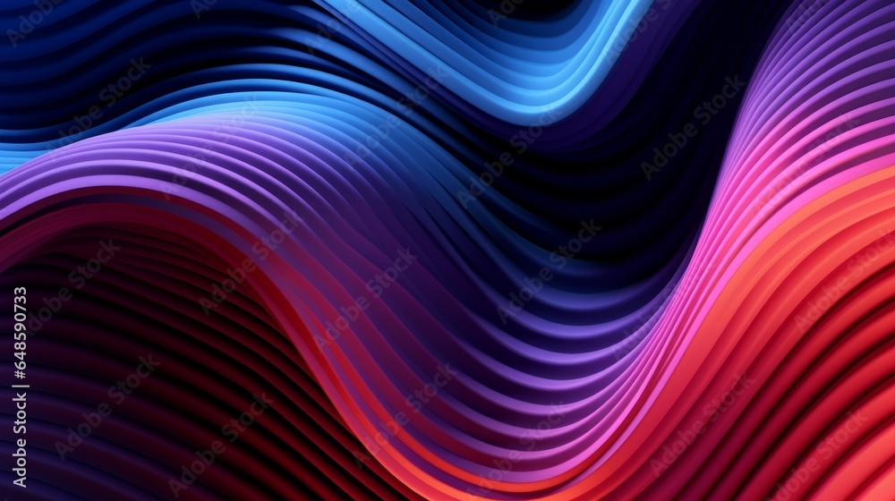 A vibrant and dynamic abstract background with flowing wavy lines A vibrant and dynamic abstract background with flowing wavy lines