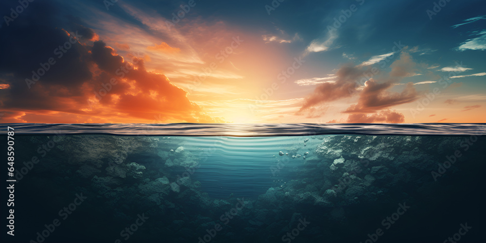 Sea ​​world Ocean Day Background, Ocean, World Ocean Day, Seawater Background Image And Wallpaper