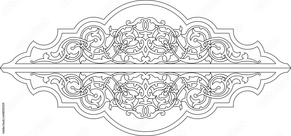 Fototapeta premium Vector sketch illustration of minimalist abstract seamless background pattern design 