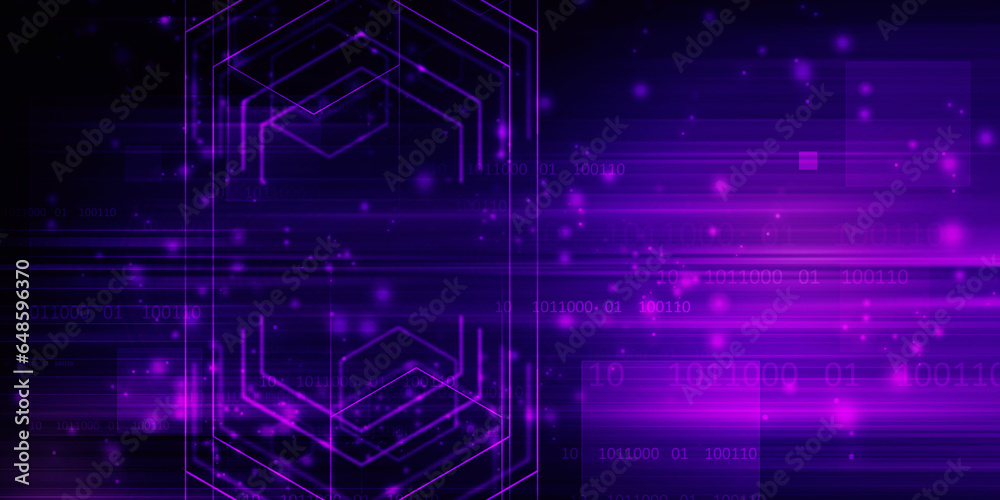 2d illustration Abstract futuristic electronic circuit technology background 2d illustration Abstract futuristic electronic circuit technology background