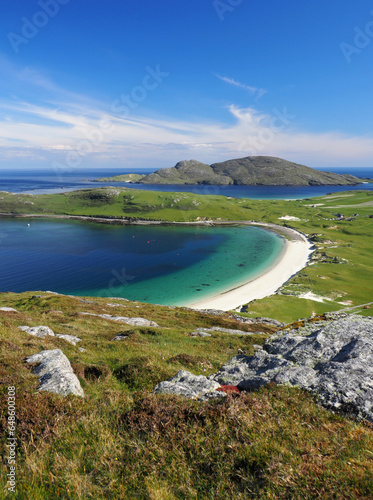Vatersay, a stunning beach in the Isle of Barra. Outer Hebrides. Scotland