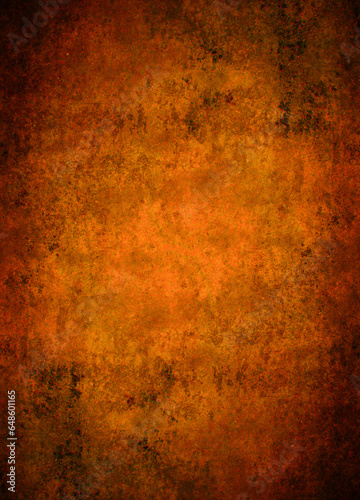 Dark rusty texture in grunge style. For design and graphic resources. Blank space for inserting text.