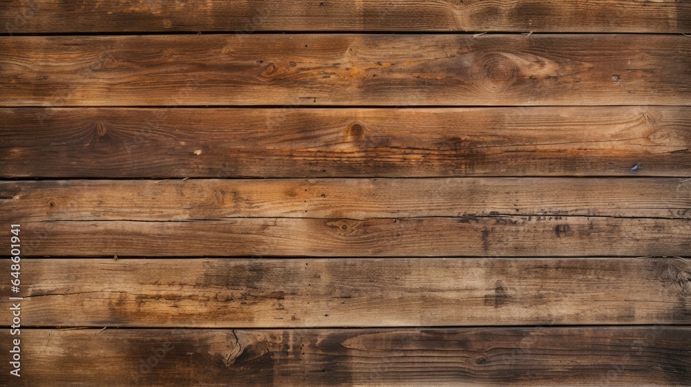 Weathered barn wood texture background, exhibiting weathered, aged planks and a nostalgic, rural charm. Ideal for vintage-inspired graphic designs and signage. - obrazy, fototapety, plakaty 
