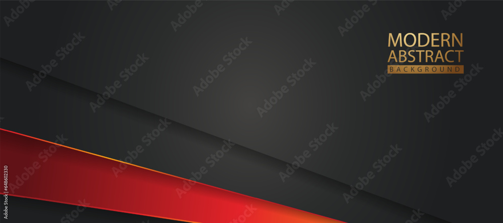 Fototapeta premium Modern abstract background with lines shape and shadow effect