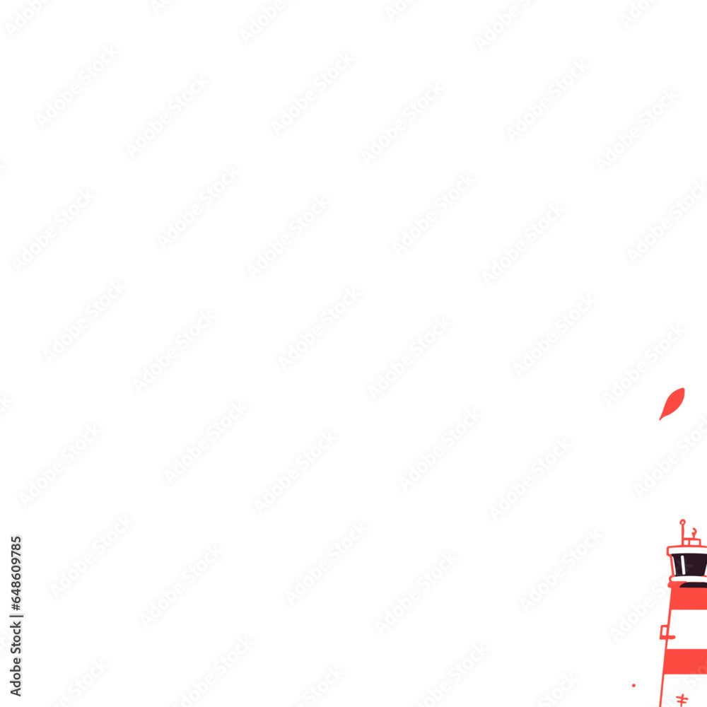 Obraz premium Landfill site vector icon in minimalistic, black and red line work, japan web