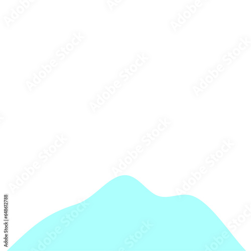 Blue Misty Mountains Sillhouette