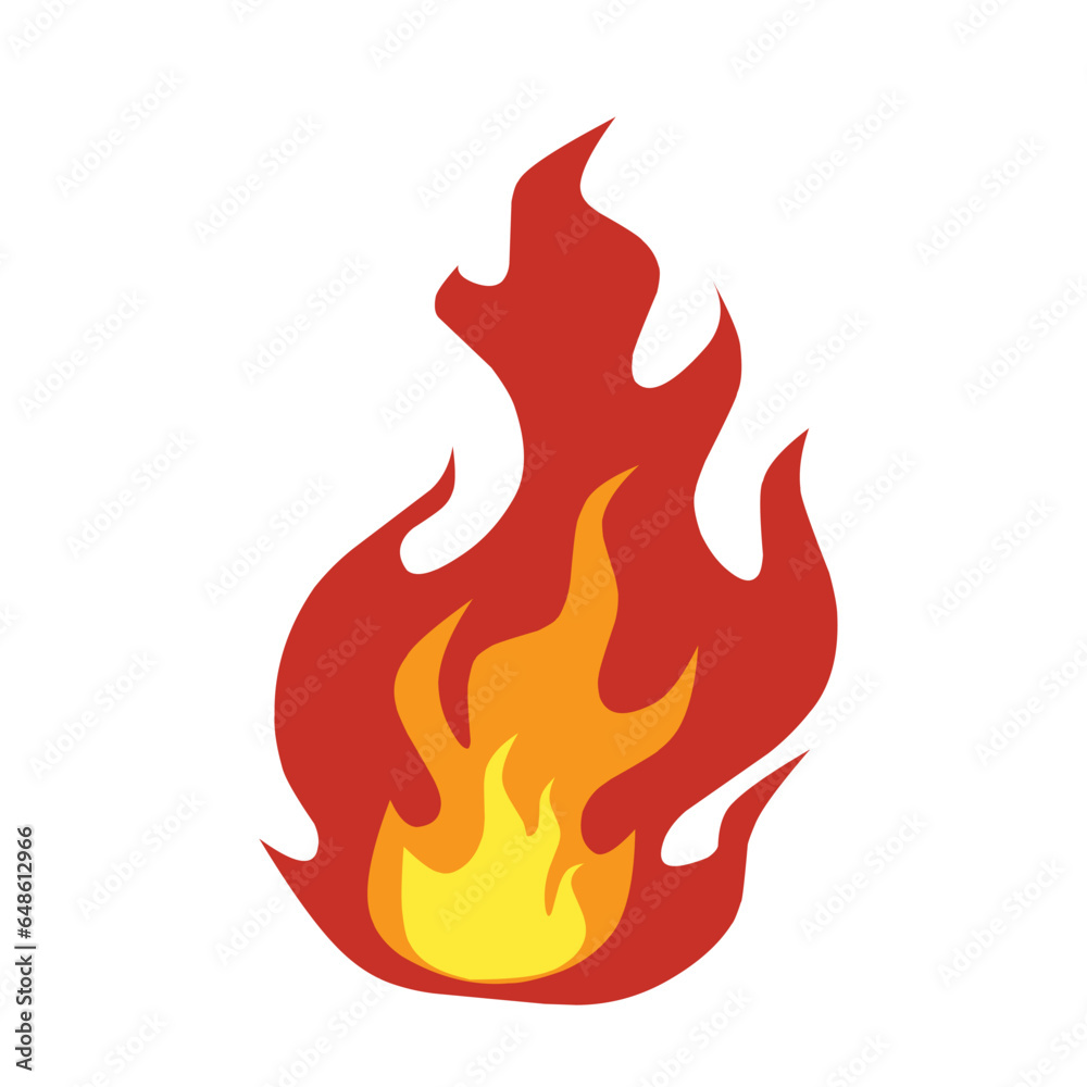 vector illustration of burning fire vector illustration of burning fire