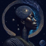 Universe within her.. A Religious women 