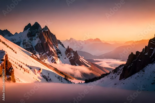 Sunrise in the mountains © USAMA