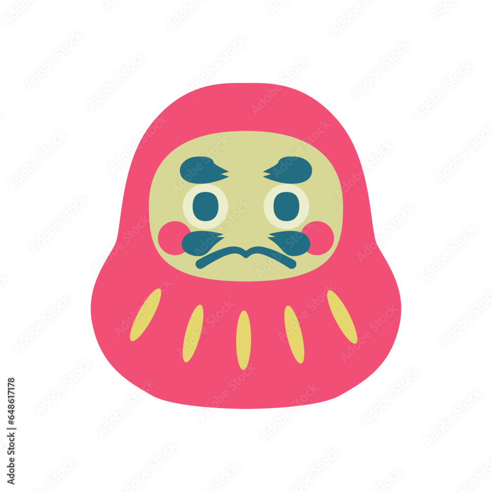 シンプルなダルマのイラスト シンプルなダルマのイラスト