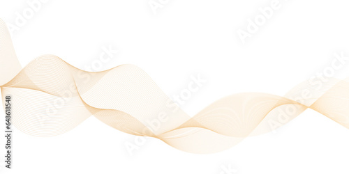 Abstract golden flowing wave curved lines, technology curve line background. Design for technology, science, banner, template, business, web, flyer, card, poster, presentation.