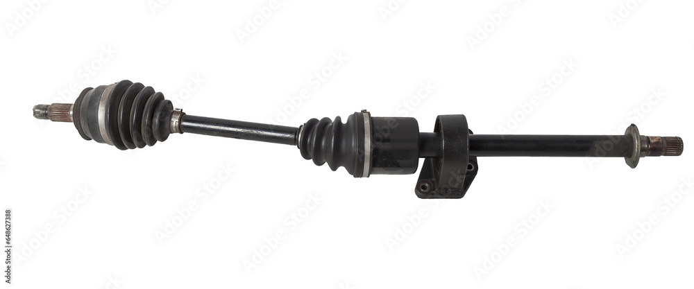 Car spare part - wheel drive cv joint on white isolated background. Catalog of spare parts for car service. Car spare part - wheel drive cv joint on white isolated background. Catalog of spare parts for car service.