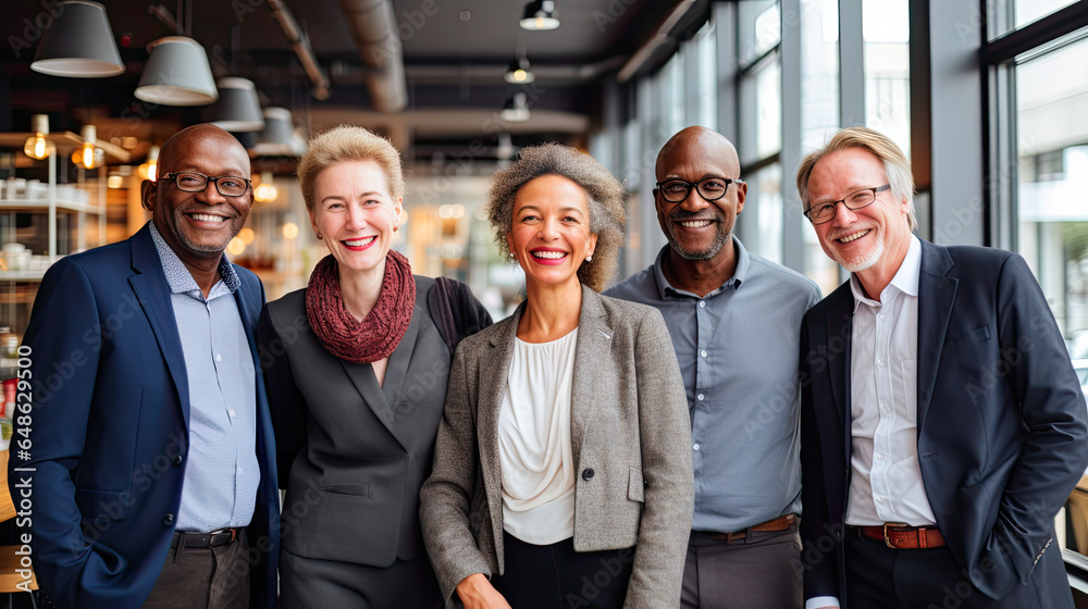 Corporate employees in a common business photo Corporate employees in a common business photo