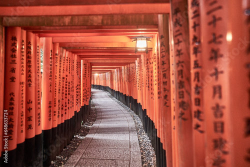 japanese shrine in kyoto country
