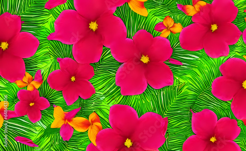 Tropical Flowers Patterns