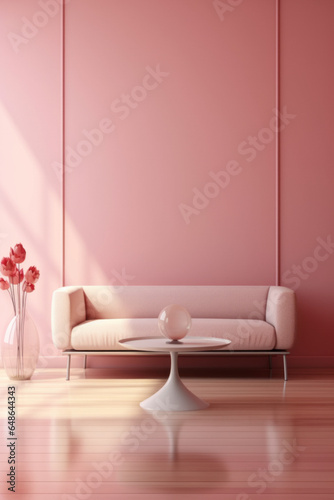 Blank background, Interior furniture combination.