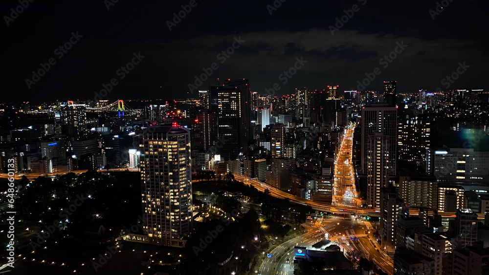 Obraz premium city at night