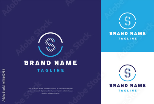 the beautiful letter SS infinity monogram in incredibly luxury and classy style, elegant circular letter S and S logo template for a high-end brand personality