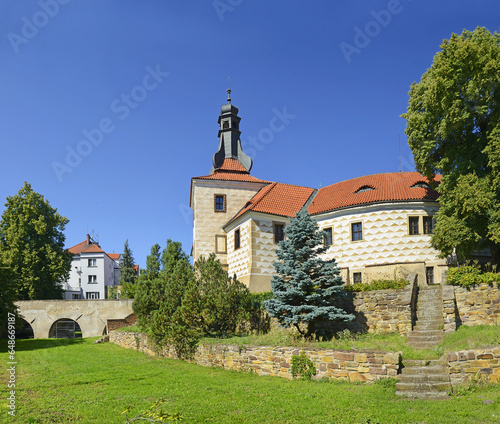 Renaissance castle in Kostelec nad Cernymi lesy, Central Bohemia, Czech republic