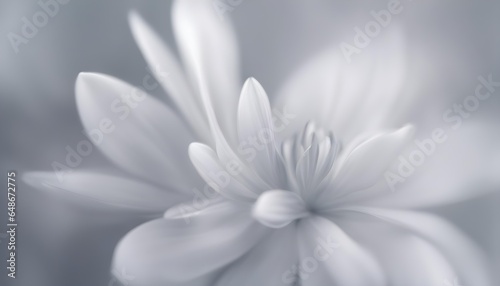 gray petal flower in soft and blurred style for background.
