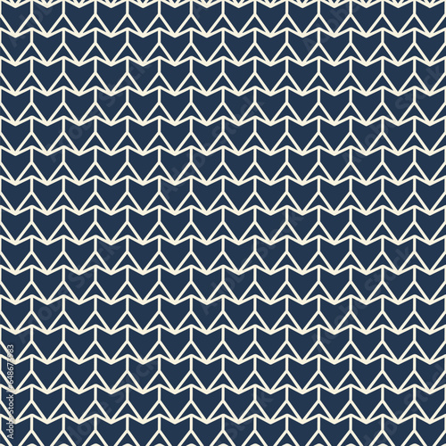 Triangle on a dark. Can be printed on any material: package, merch, fabric, home.