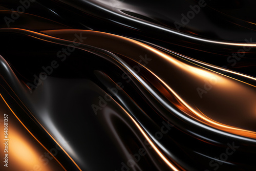 A close-up image of a black surface with a red line on a dark background