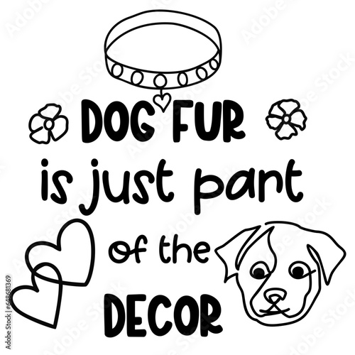 Dog Line art Black and white vector illustration