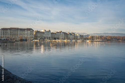 Obraz na płótnie Lake Geneva - Geneva, Switzerland w salonie