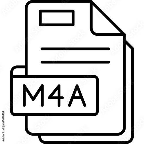M4a File Format Icon