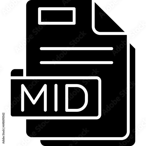 Mid File Format Icon