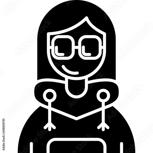 Cool Teenage Girl Icon