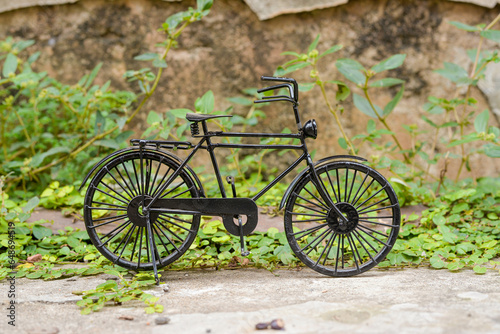 old bicycle in the garden