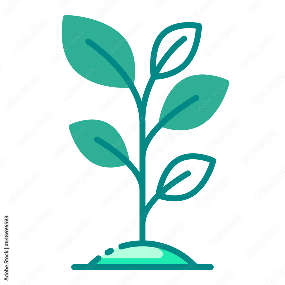 Plant nature greeney icon Plant nature greeney icon