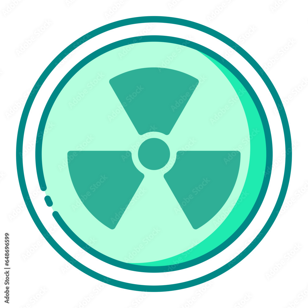 Radioactive Nuclear Energy greeney icon Radioactive Nuclear Energy greeney icon