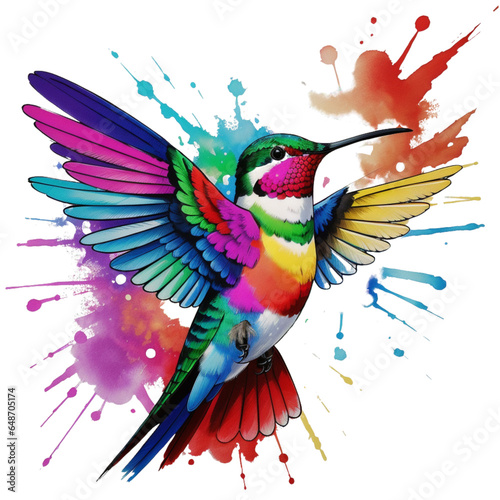 Colorful Humming-Bird