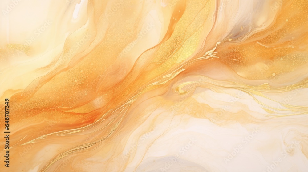 Golden waves background. Luxury gold wallpaper illustration. Design for cover, invitation background, packaging design, print. Elegant abstract wave wall arts and home decoration, cover.