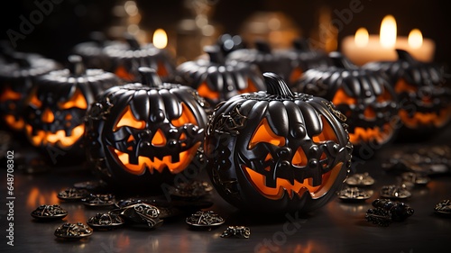 ハロウィンをモチーフにしたインテリア装飾