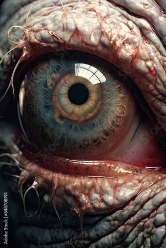 Horror monster alien with big eye © HelloStonehenge