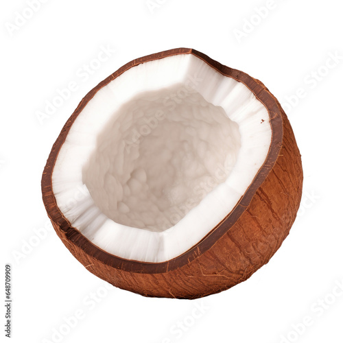 Coconut Isolated on a Trans...