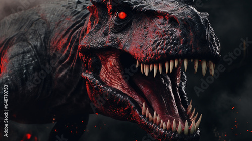 dinosaur with red eyes 2