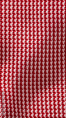 red and white striped fabric texture background